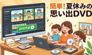 デジカメからDVD作成