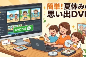 デジカメからDVD作成