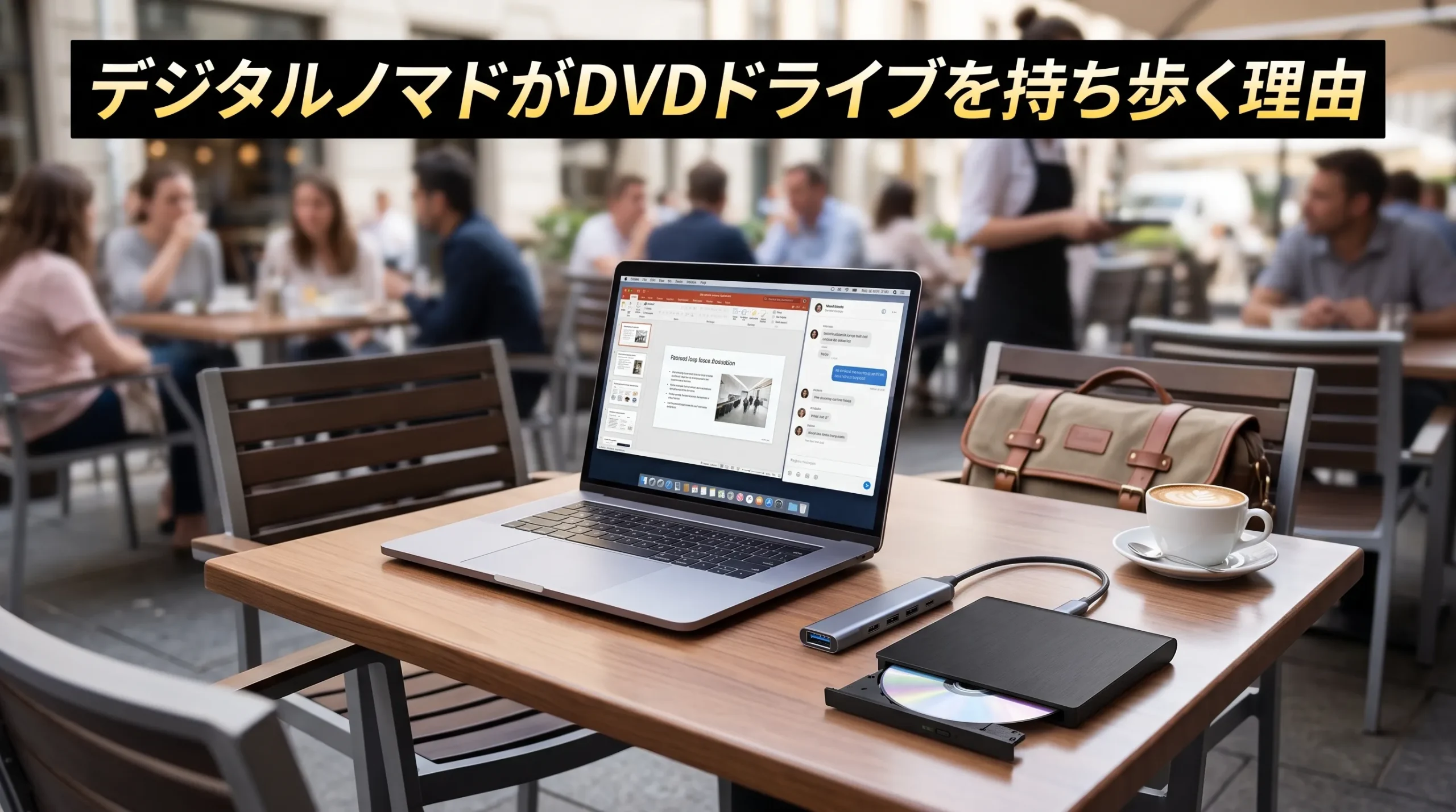 デジタルノマドが外付けDVDドライブを持ち歩く理由